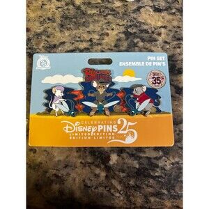 New Disney The Rescuers Down Under 35th Anniversary Pin Set – Limited Edition